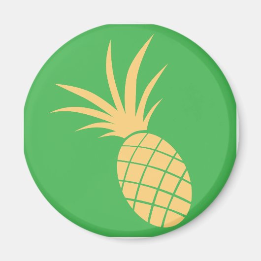 Ananas Fruit Icon Magneet (Voorkant)