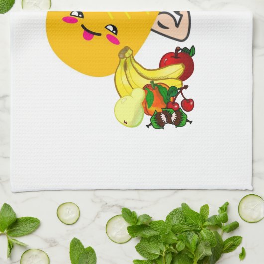 Ananas Fruit Serviette à main (Plié)