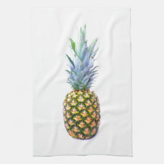 Ananas Fruit Strand Dessert Kleurrijk Tropisch Theedoek