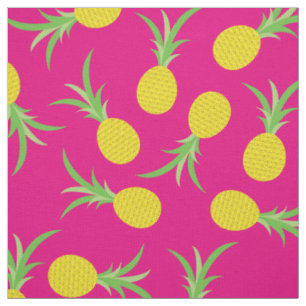 Ananas Fruit Tropisch Kind Schattig Roze Meisjes Stof