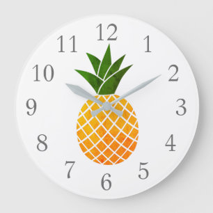 Ananas Fruit Wall Clock Grote Klok