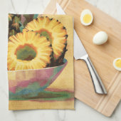 ananas fruitschaal theedoek (Quarter Fold)