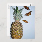 Ananas Fun Briefkaart (Voorkant / Achterkant)