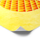 ananas, geel en groen poster (Hoek)