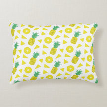 Ananas Geel Groen Fruit Patroon Modern