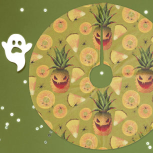 Ananas, gekaard fleece kerstboom rok