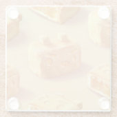 ananas glazen onderzetter (Achterkant)