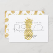 Ananas Glitzy or RSVP (Devant / Derrière)