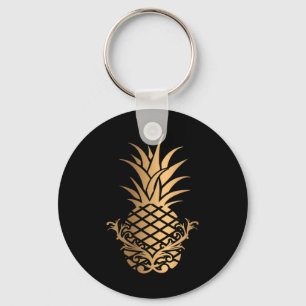 Ananas Gold Aloha Stranden T Shirt Hawaiian Hawa Sleutelhanger