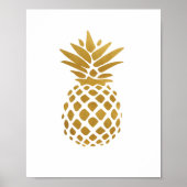 Ananas Gold - Impression d'art (Devant)