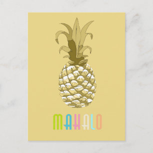 Ananas Gold Mahalo ID239 Briefkaart