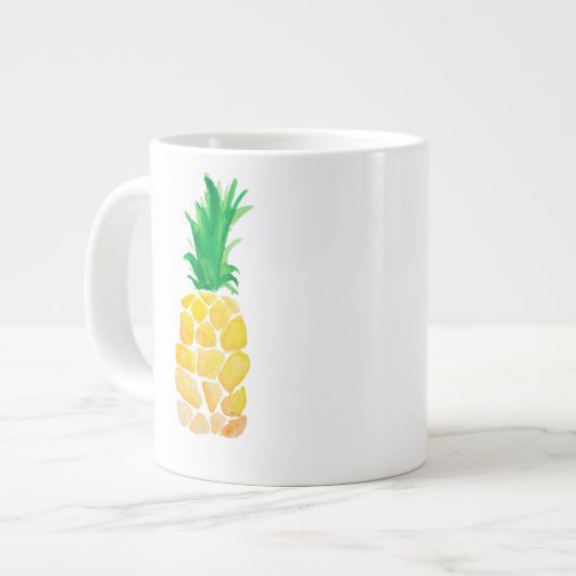 ananas grote koffiekop (Voorkant links)
