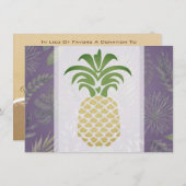 ananas Hartelijk dank voor kaarten (Voorkant / Achterkant)