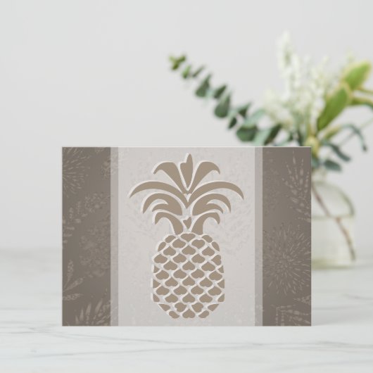 ananas Hartelijk dank voor kaarten (Staand voorkant)