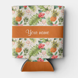 Ananas Hibiscus en Palmschijfjes Blikjeskoeler