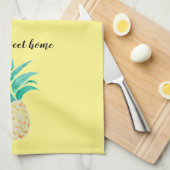 Ananas Home Sweet Home Serviette de cuisine (Quart Plié)