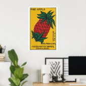Ananas - Impression Boîte d'Allumettes - Inde Art  (Bureau à domicile)