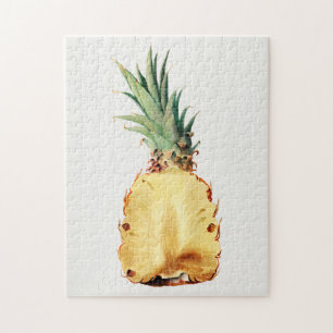Ananas in halve Waterverf Legpuzzel