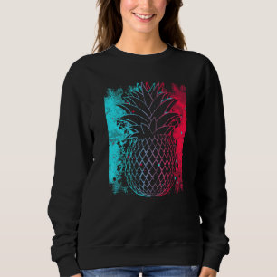 Ananas In Techno Kleur Festival Synthesizer Wit Trui