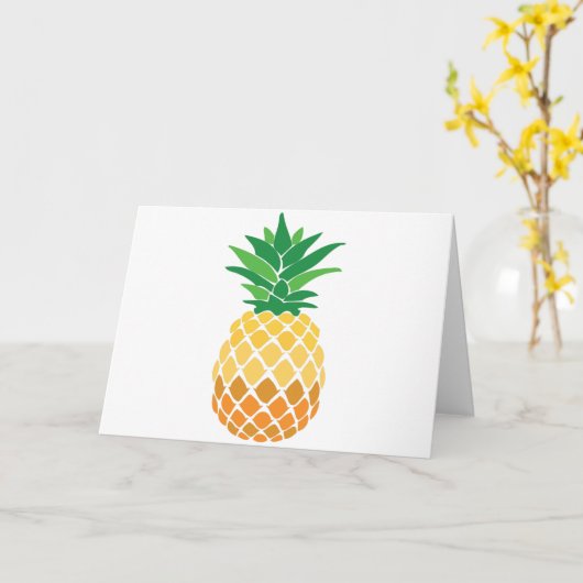 ananas kaart (Gele Bloem)