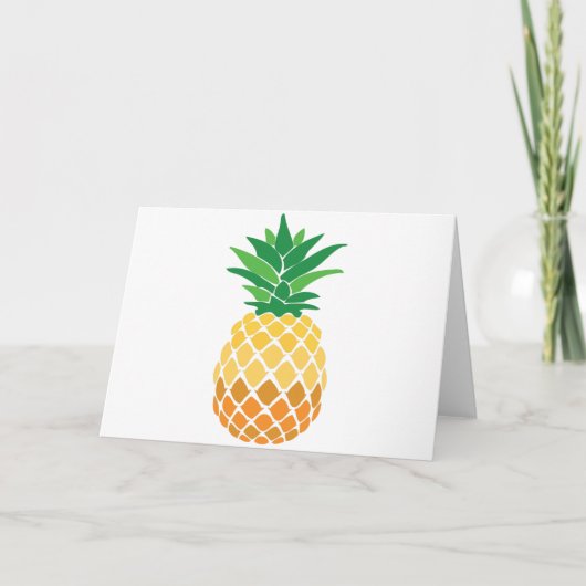 ananas kaart (Voorkant)