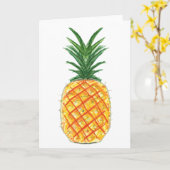 ananas kaart (Gele Bloem)