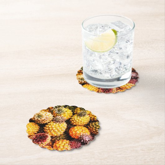 ananas kartonnen onderzetters (Insitu)