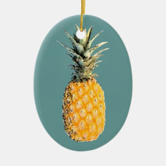 ananas keramisch ornament (Voorkant)