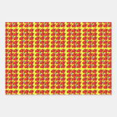 ananas, kerstmanschappen met peper inpakpapier vel (Voorkant)