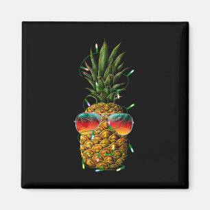 Ananas Kerstmis In Juli Ananas Kerstmis Zomer Magneet