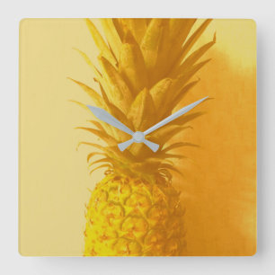  ananas - Keukenklok Vierkante Klok