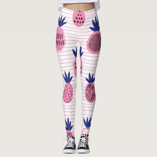 Ananas kind ontwerp,  patroon. leggings (Voorkant)