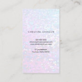 Ananas kleurrijke pastel visitekaartje (Achterkant)