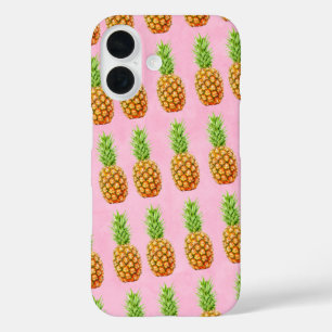 Ananas koel patroon iPhone 16 hoesje