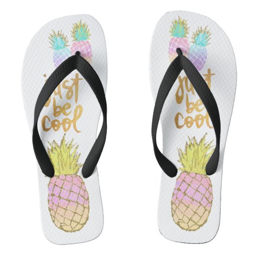 Ananas Koel Teenslippers (Voetbed)