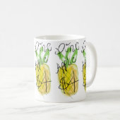 Ananas 🍍 koffie mok (Voorkant rechts)