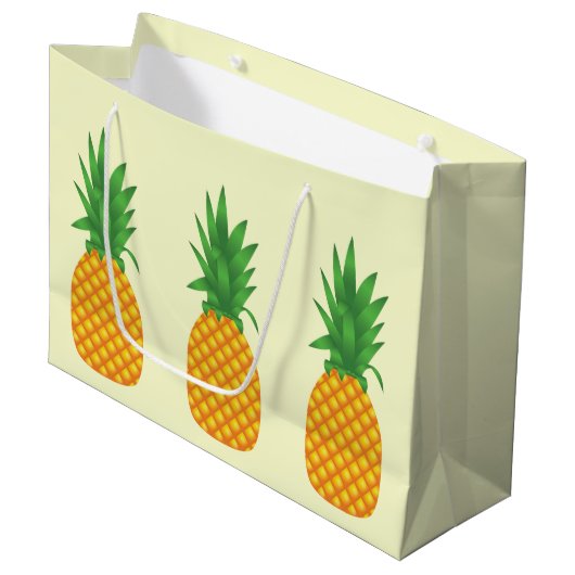 ananas large cadeauzakje (Voorkant Gekanteld)