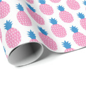 Ananas Leuk, naadloos ontwerp. Cadeaupapier (Rol Hoek)