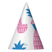 Ananas Leuk,  naadloos ontwerp. Feesthoedjes (Links)