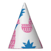 Ananas Leuk,  naadloos ontwerp. Feesthoedjes (Rechts)