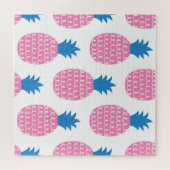 Ananas Leuk,  naadloos ontwerp. Legpuzzel (Horizontaal)