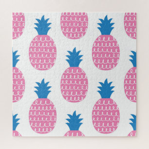 Ananas Leuk, naadloos ontwerp. Legpuzzel