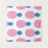 Ananas Leuk,  naadloos ontwerp. Wandkleed (Voorkant (horizontaal))