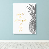ananas Life II Canvas Afdruk (Insitu (Houten vloer))