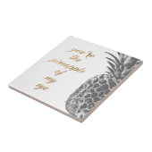 ananas Life II Tegeltje (Zijkant)