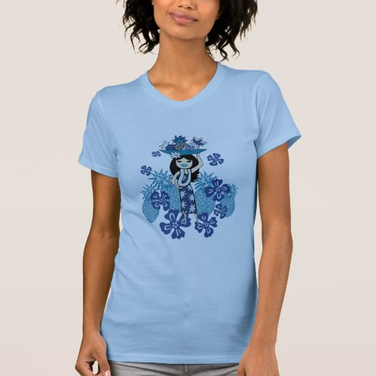 Ananas Luau Gal's T-shirts (Voorkant)