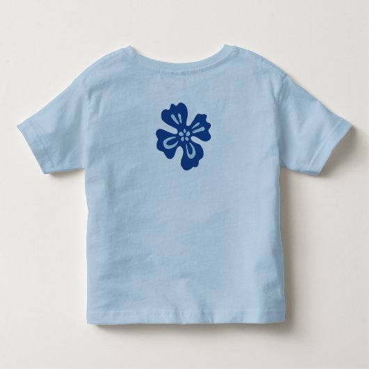 Ananas Luau Peuters & Baby's T-shirts (Achterkant)