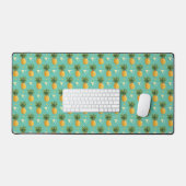 Ananas Lumineux Sur Motif Géométrique (Clavier et souris)