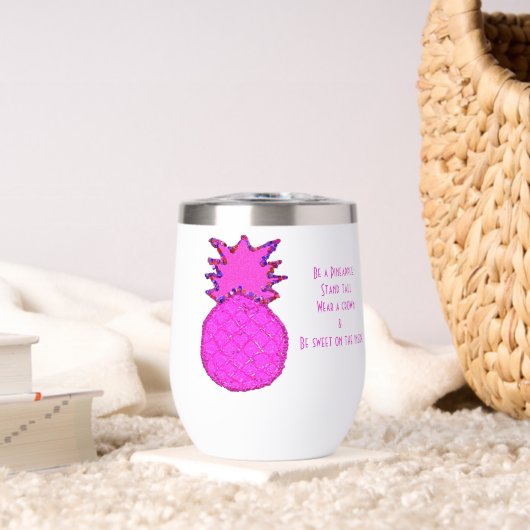 Ananas magenta scintillant (Salon (pivotée))