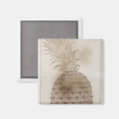 ananas, magneet (Voorkant / Achterkant)